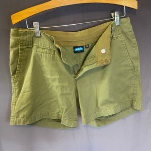 Kavu olive green shorts, sz 10, excellent condition